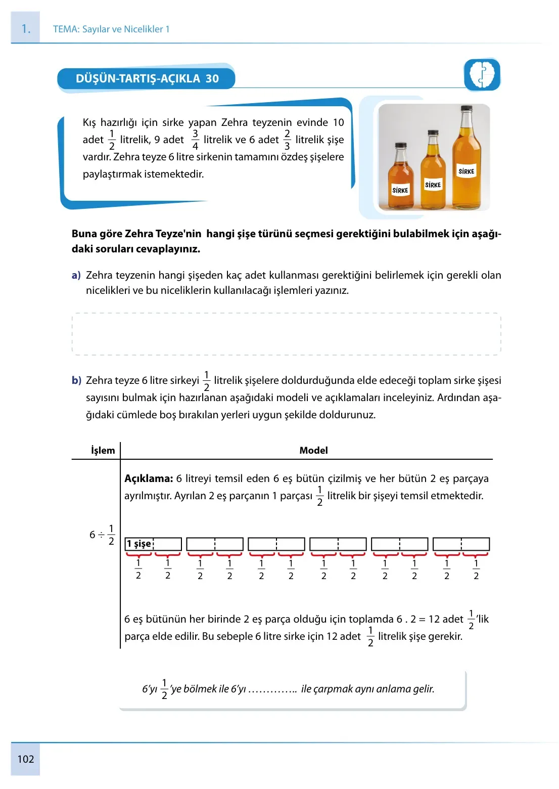 7. Sınıf Matematik Ders Kitabı Cevapları Meb Yayınları 1. Kitap Sayfa 102