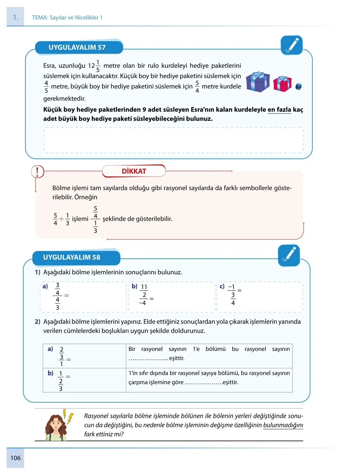 7. Sınıf Matematik Ders Kitabı Cevapları Meb Yayınları 1. Kitap Sayfa 106