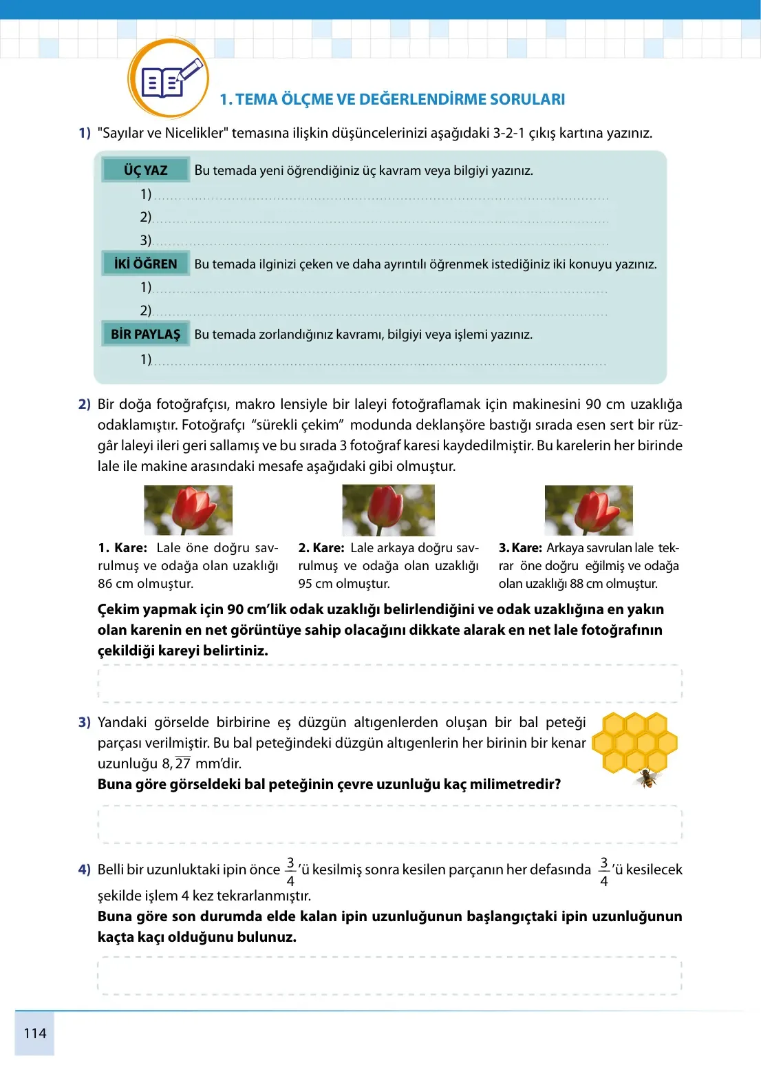 7. Sınıf Matematik Ders Kitabı Cevapları Meb Yayınları 1. Kitap Sayfa 114