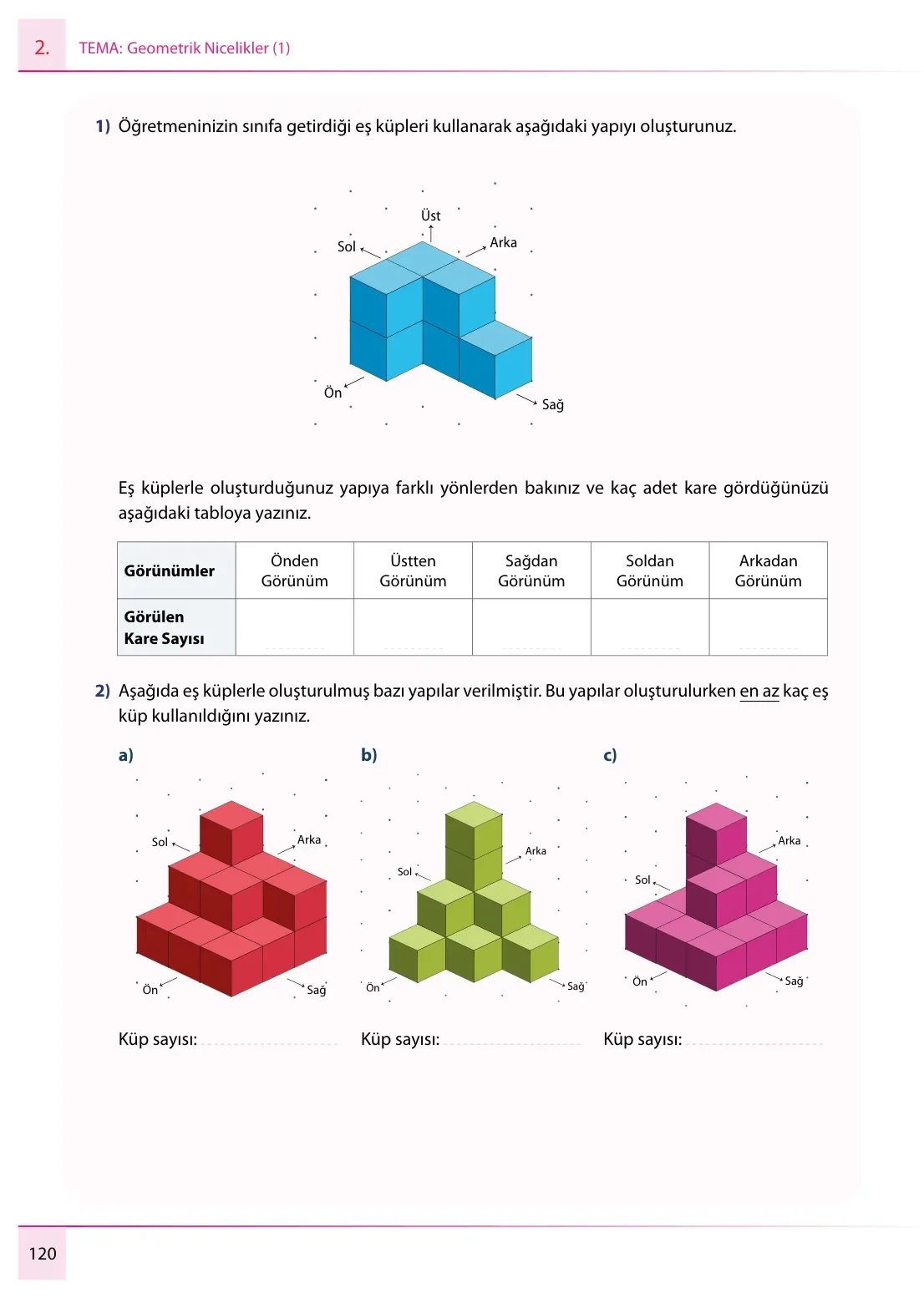 7. Sınıf Matematik Ders Kitabı Cevapları Meb Yayınları 1. Kitap Sayfa 120
