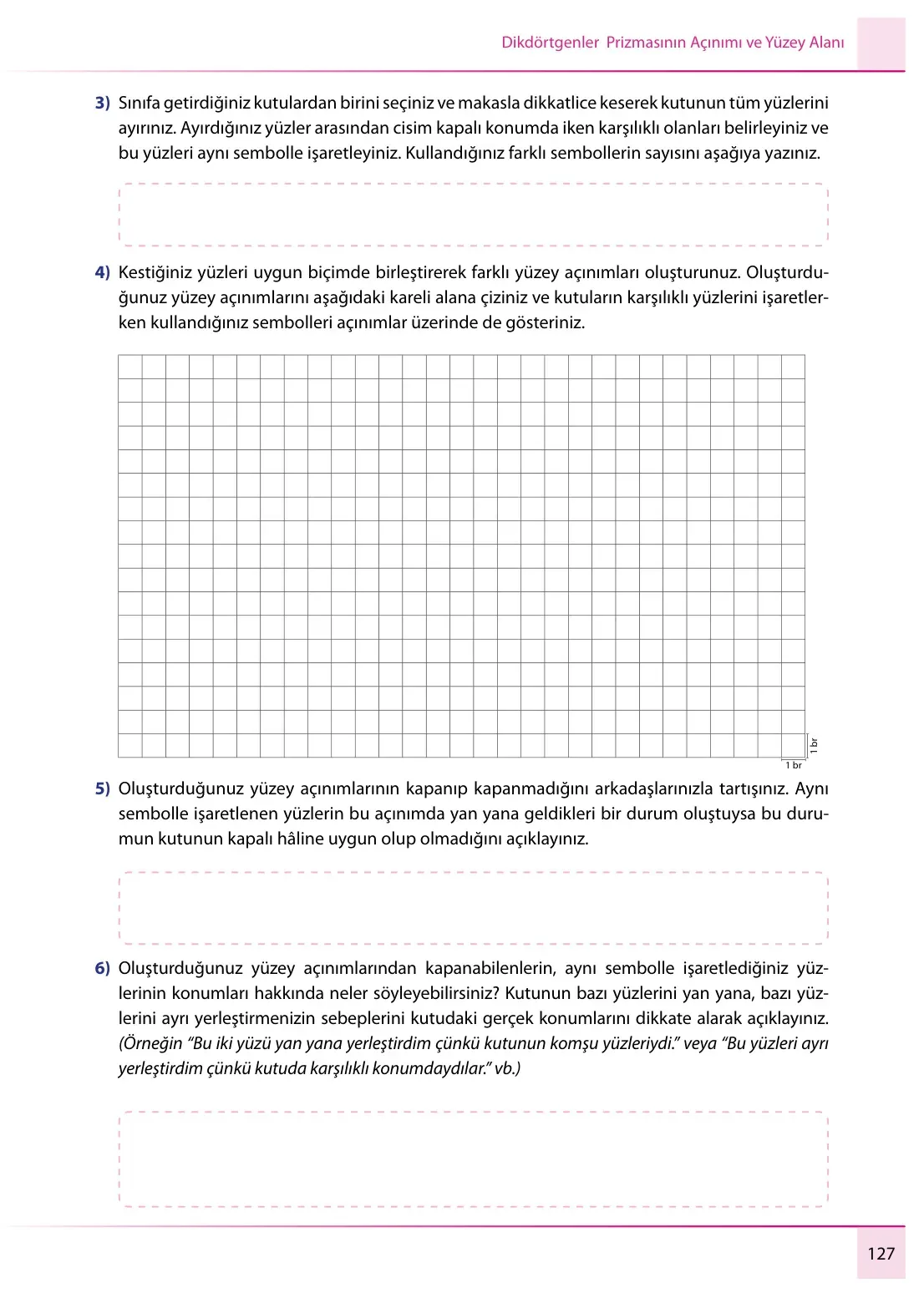 7. Sınıf Matematik Ders Kitabı Cevapları Meb Yayınları 1. Kitap Sayfa 127