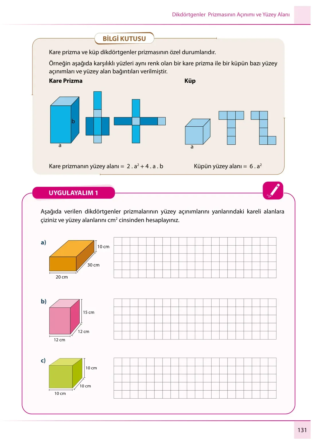 7. Sınıf Matematik Ders Kitabı Cevapları Meb Yayınları 1. Kitap Sayfa 131