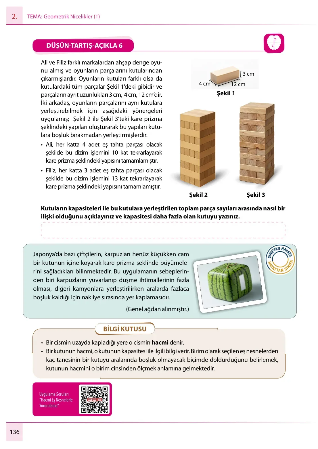 7. Sınıf Matematik Ders Kitabı Cevapları Meb Yayınları 1. Kitap Sayfa 136