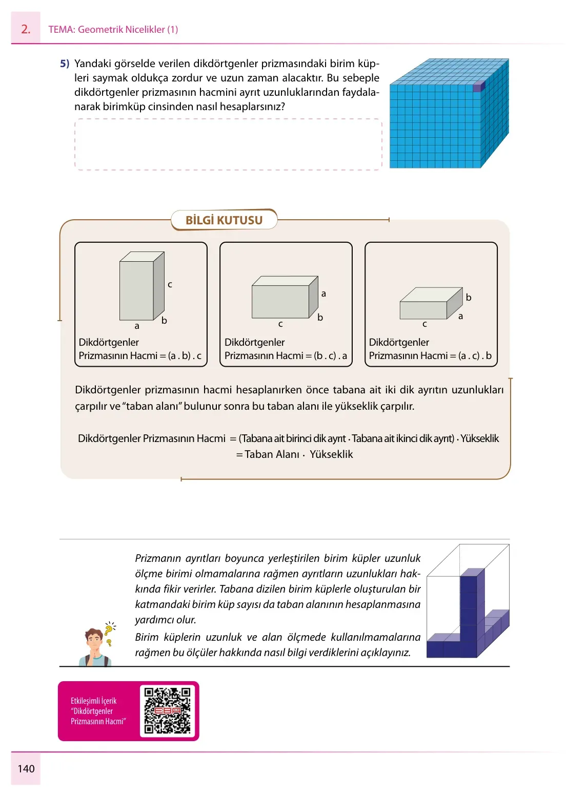 7. Sınıf Matematik Ders Kitabı Cevapları Meb Yayınları 1. Kitap Sayfa 140