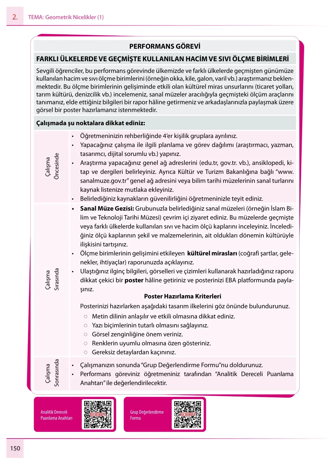 7. Sınıf Matematik Ders Kitabı Cevapları Meb Yayınları 1. Kitap Sayfa 150