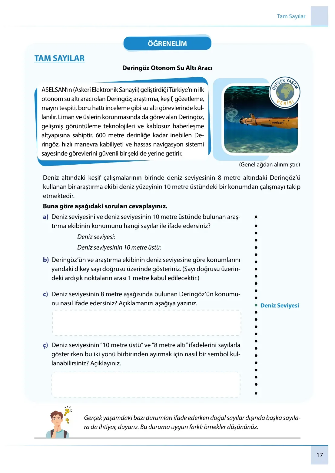 7. Sınıf Matematik Ders Kitabı Cevapları Meb Yayınları 1. Kitap Sayfa 17