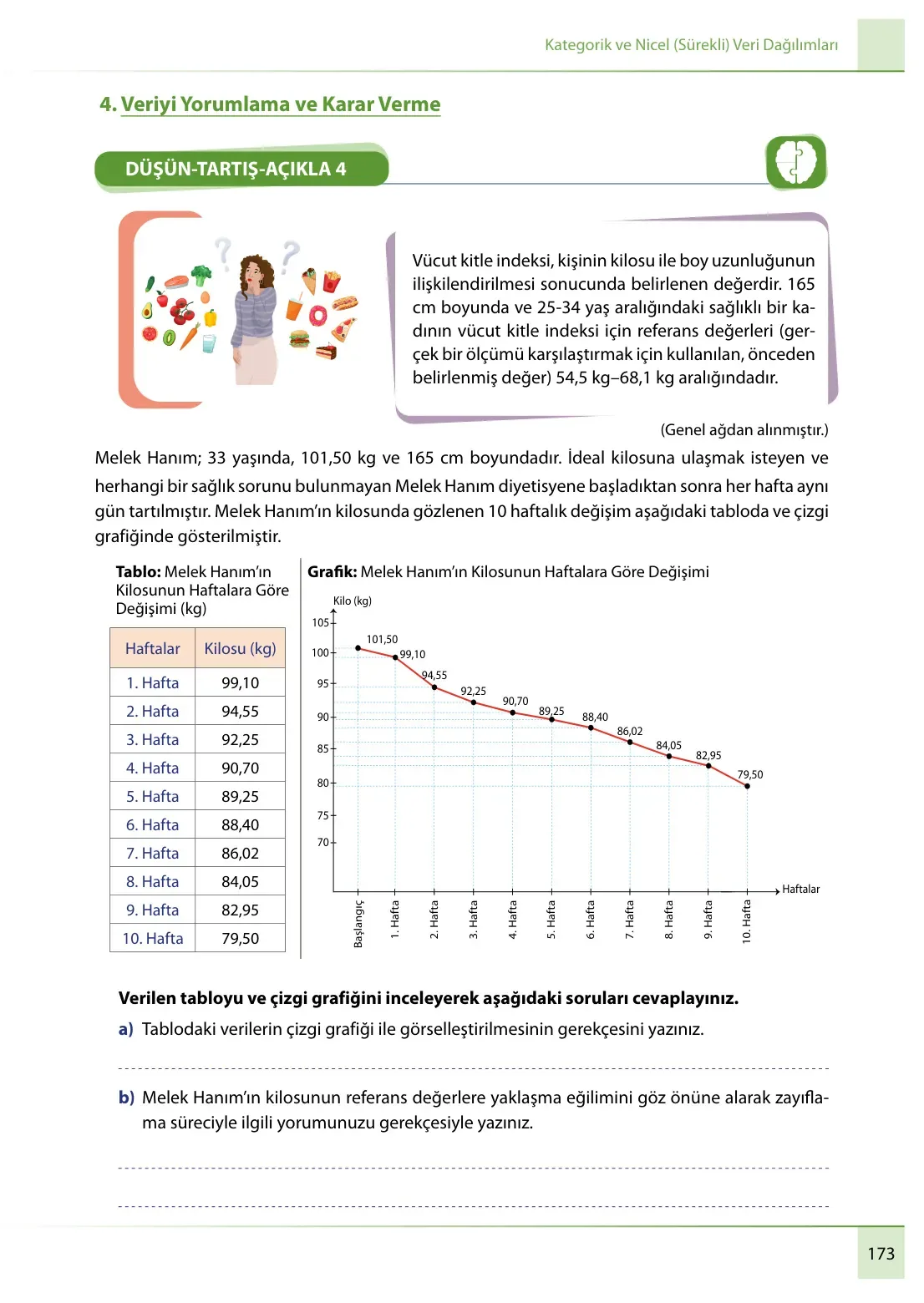 7. Sınıf Matematik Ders Kitabı Cevapları Meb Yayınları 1. Kitap Sayfa 173