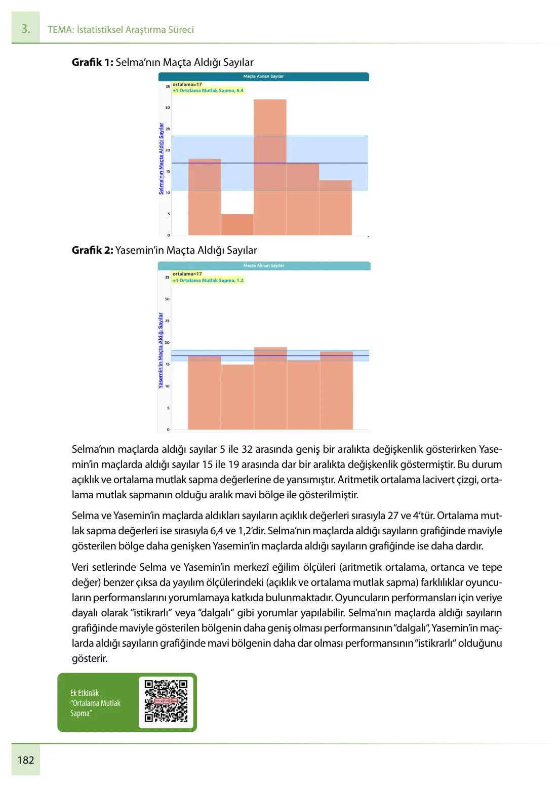 7. Sınıf Matematik Ders Kitabı Cevapları Meb Yayınları 1. Kitap Sayfa 182