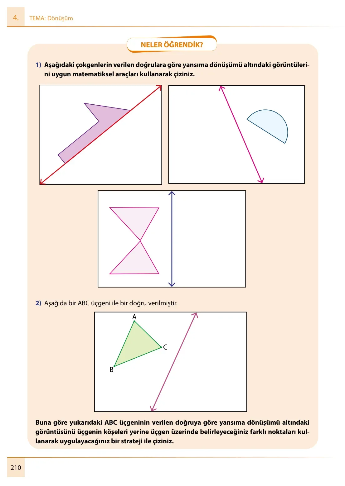 7. Sınıf Matematik Ders Kitabı Cevapları Meb Yayınları 1. Kitap Sayfa 210