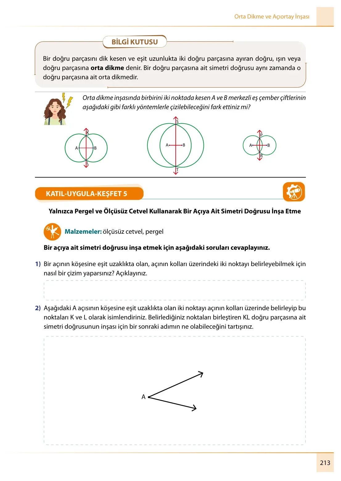 7. Sınıf Matematik Ders Kitabı Cevapları Meb Yayınları 1. Kitap Sayfa 213