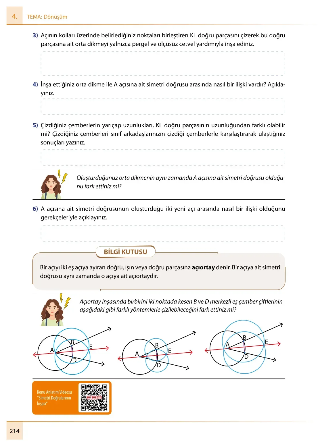 7. Sınıf Matematik Ders Kitabı Cevapları Meb Yayınları 1. Kitap Sayfa 214