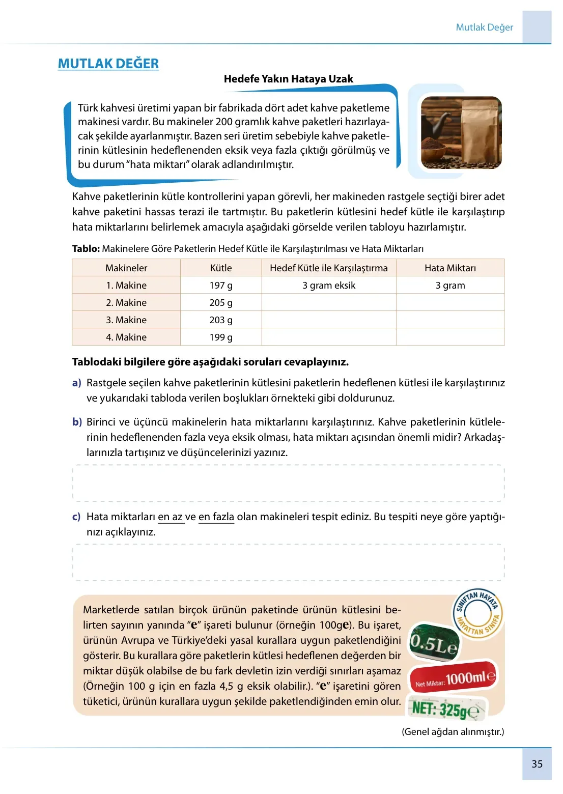 7. Sınıf Matematik Ders Kitabı Cevapları Meb Yayınları 1. Kitap Sayfa 35