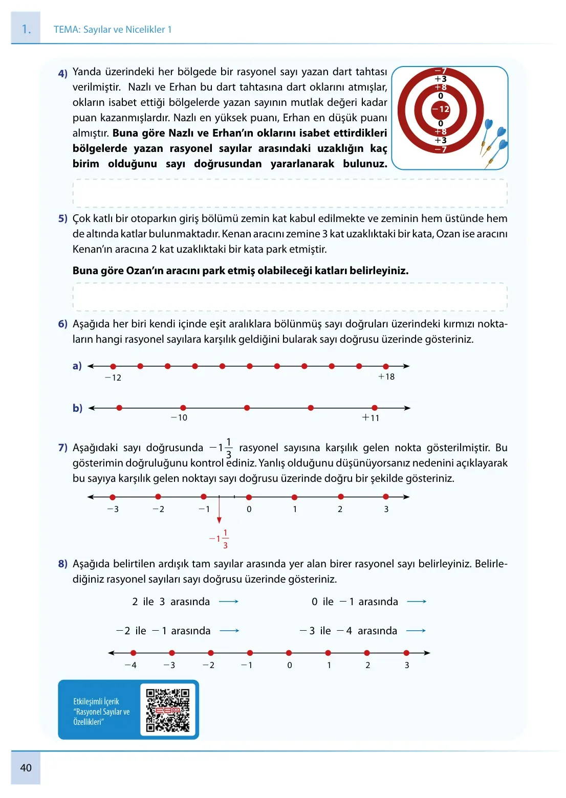 7. Sınıf Matematik Ders Kitabı Cevapları Meb Yayınları 1. Kitap Sayfa 40
