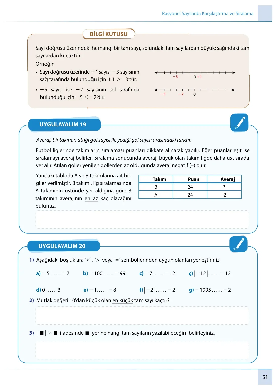 7. Sınıf Matematik Ders Kitabı Cevapları Meb Yayınları 1. Kitap Sayfa 51