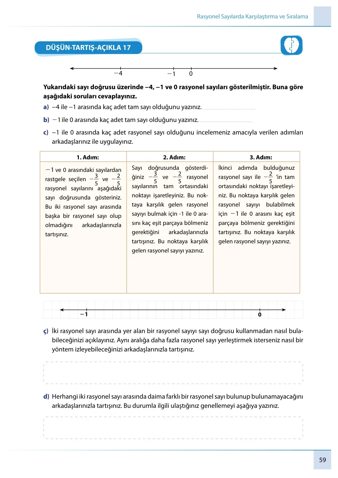 7. Sınıf Matematik Ders Kitabı Cevapları Meb Yayınları 1. Kitap Sayfa 59