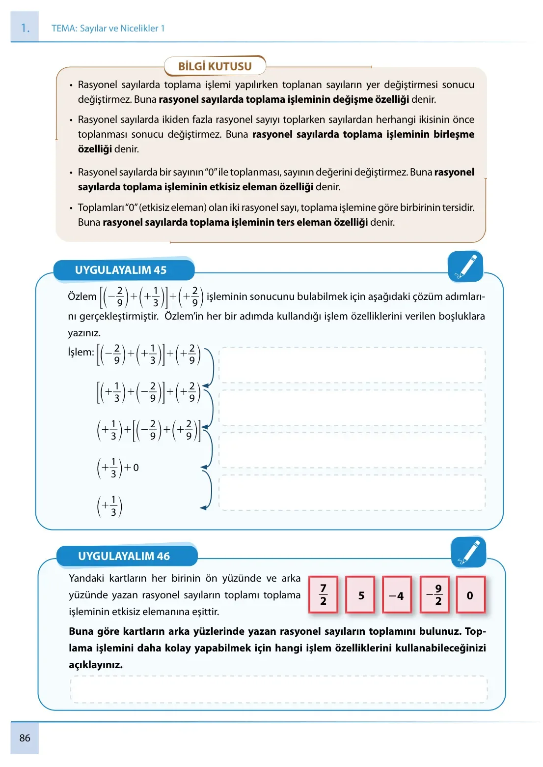 7. Sınıf Matematik Ders Kitabı Cevapları Meb Yayınları 1. Kitap Sayfa 86