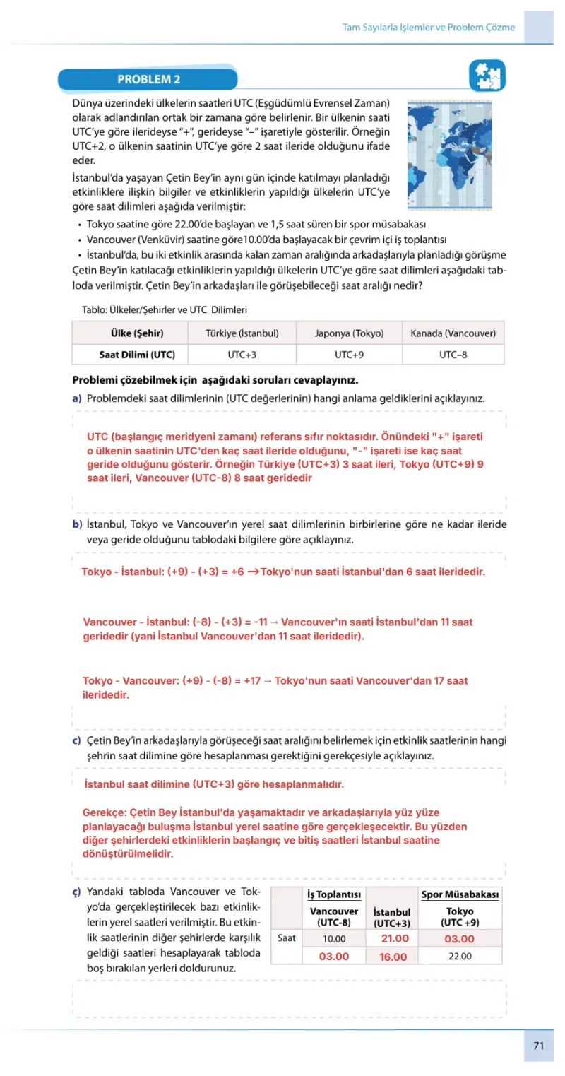 7. Sınıf Matematik Ders Kitabı Cevapları Meb Yayınları 1. Kitap Sayfa 71 Çözüm Görseli