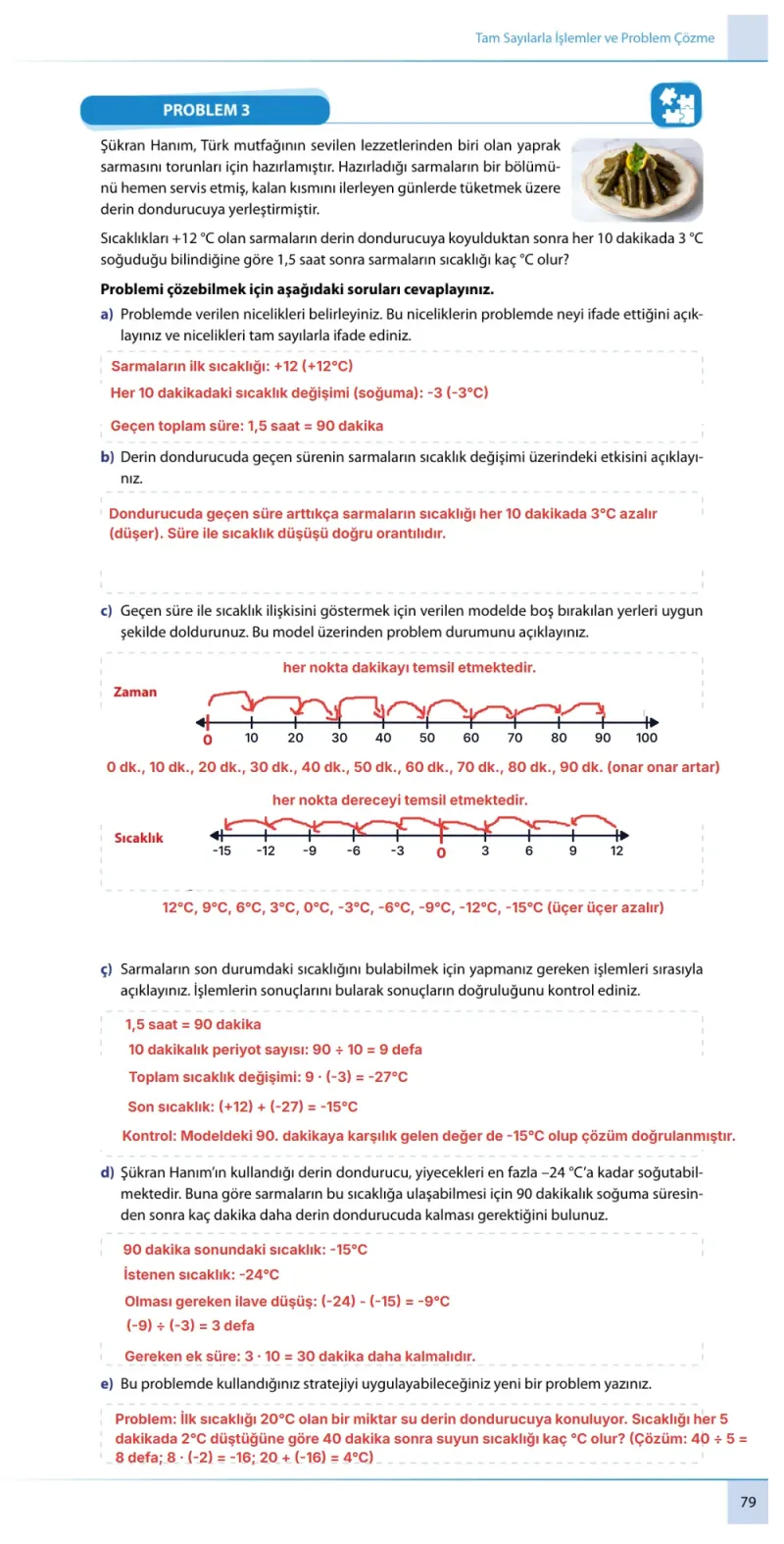 7. Sınıf Matematik Ders Kitabı Cevapları Meb Yayınları 1. Kitap Sayfa 79 Çözüm Görseli