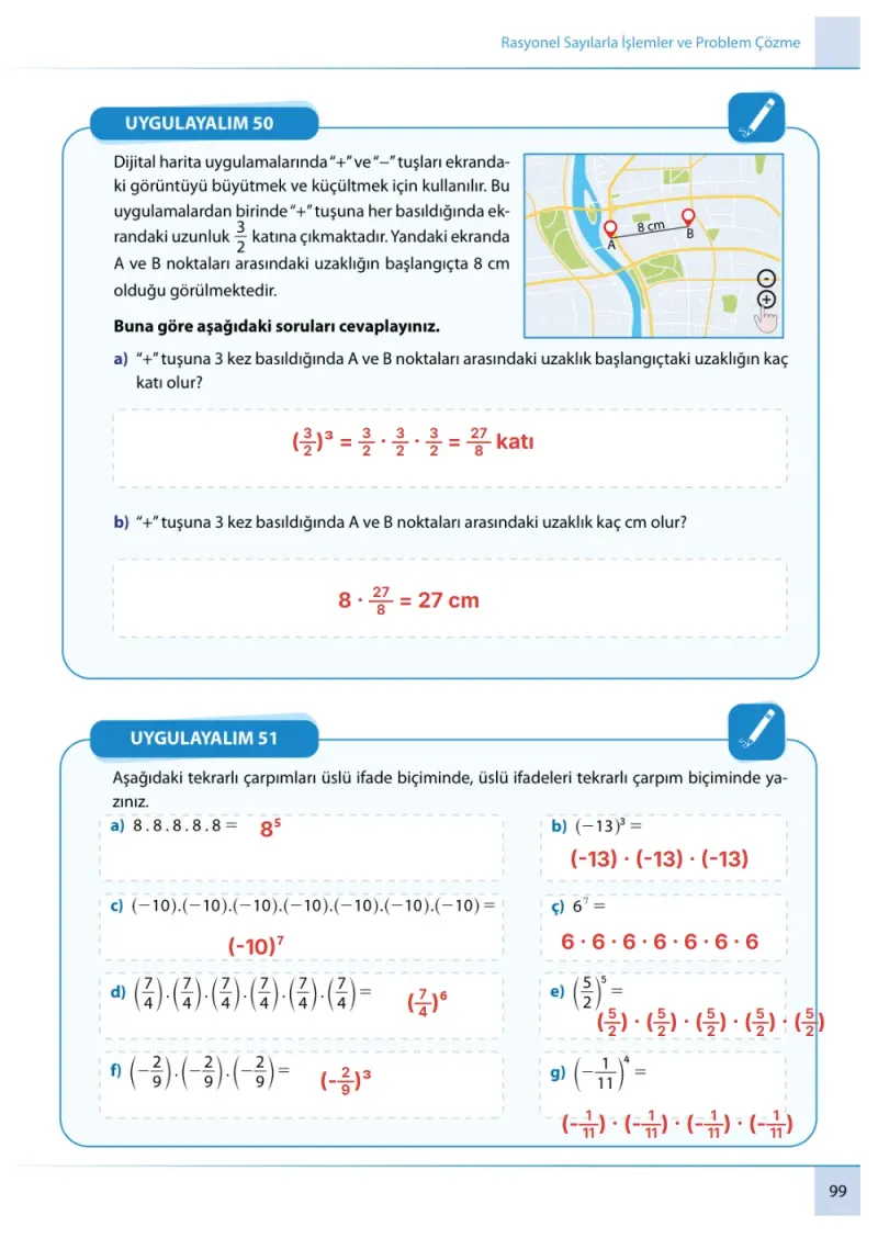 7. Sınıf Matematik Ders Kitabı Cevapları Meb Yayınları 1. Kitap Sayfa 99 Çözüm Görseli