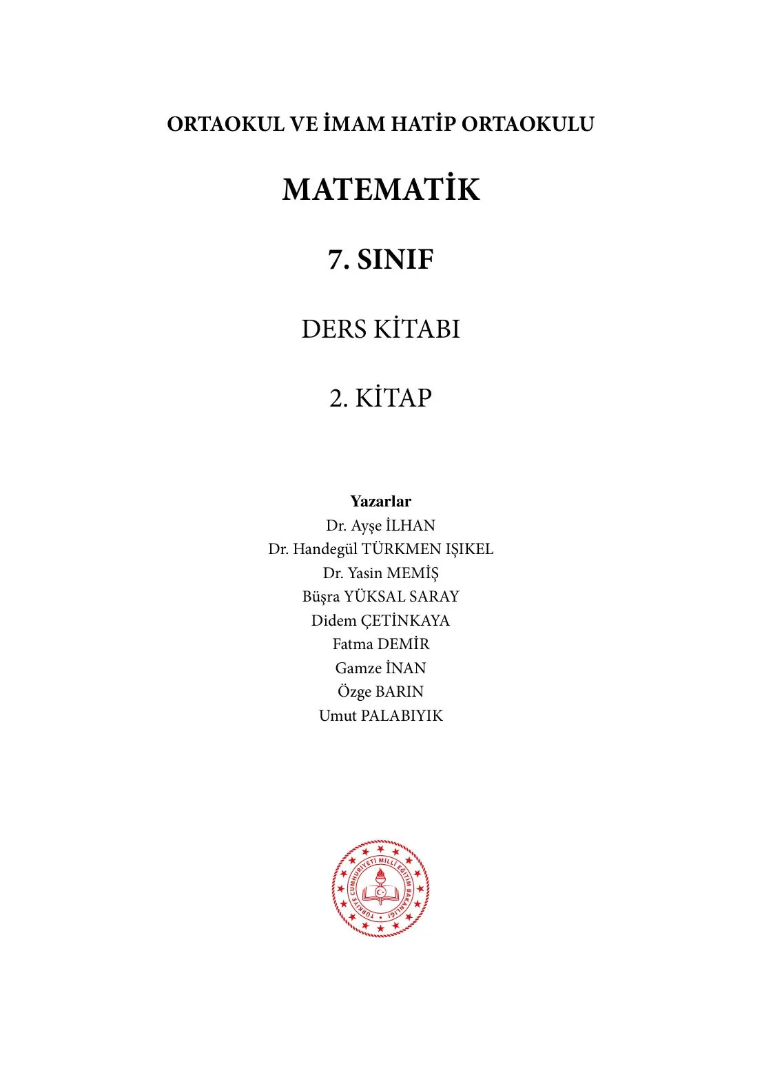 7. Sınıf Matematik Ders Kitabı Cevapları Meb Yayınları 2. Kitap Sayfa 1