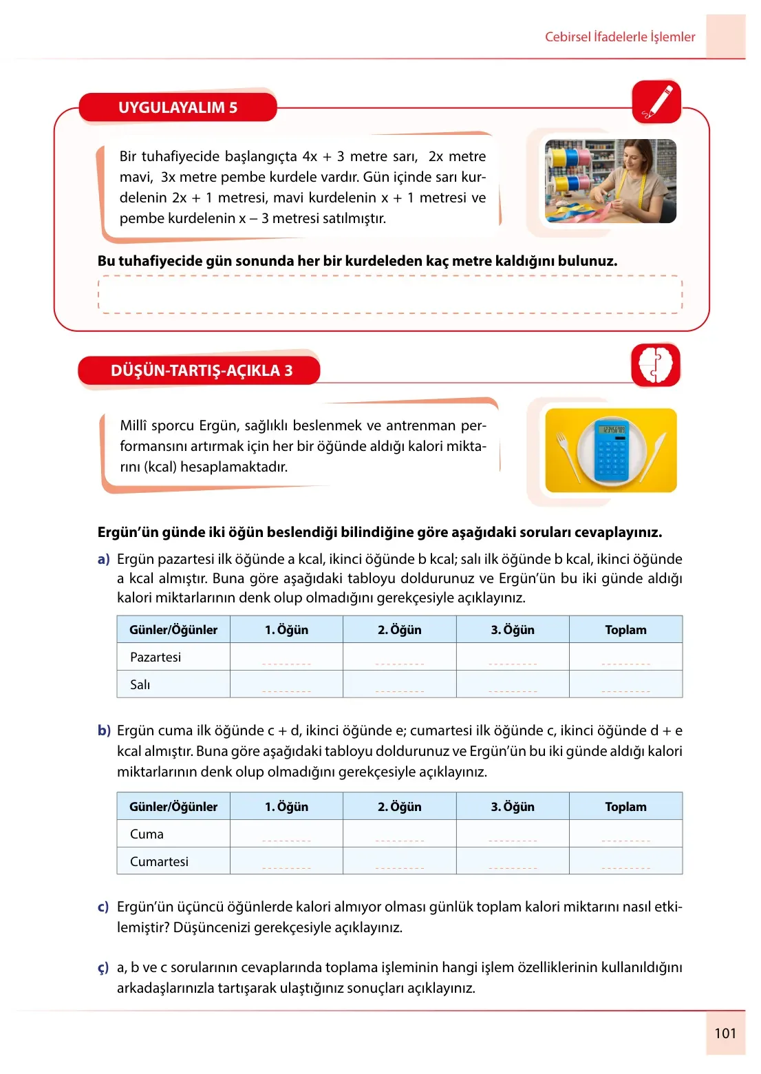 7. Sınıf Matematik Ders Kitabı Cevapları Meb Yayınları 2. Kitap Sayfa 101