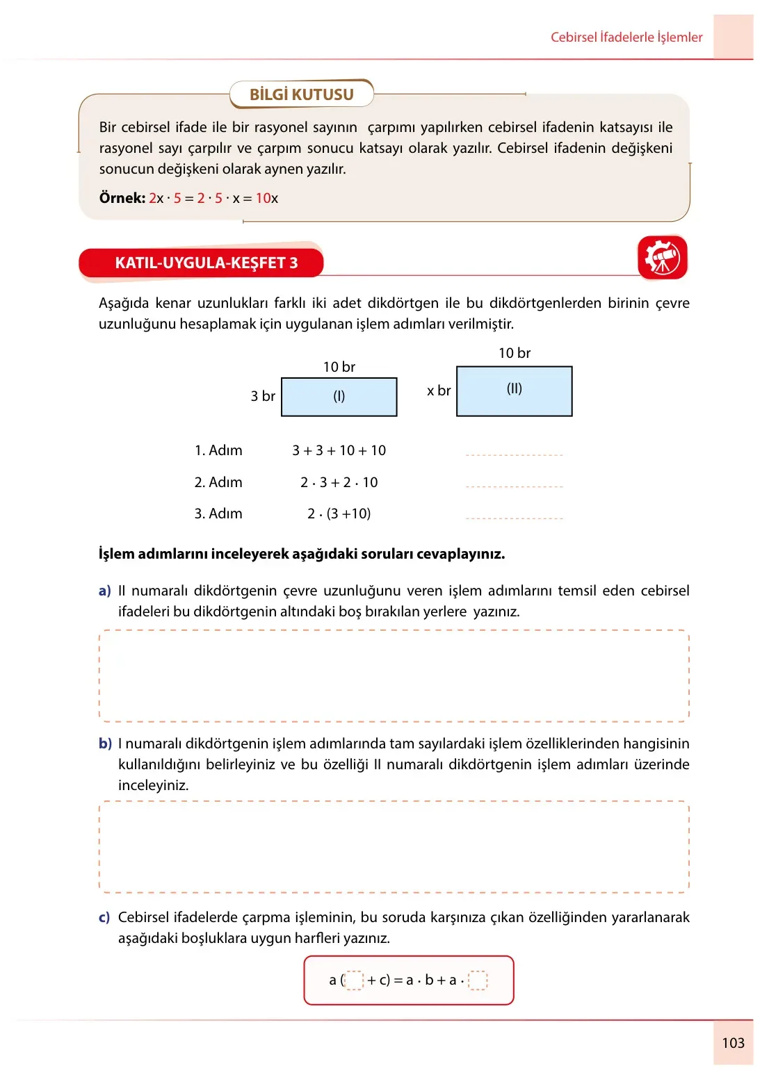 7. Sınıf Matematik Ders Kitabı Cevapları Meb Yayınları 2. Kitap Sayfa 103