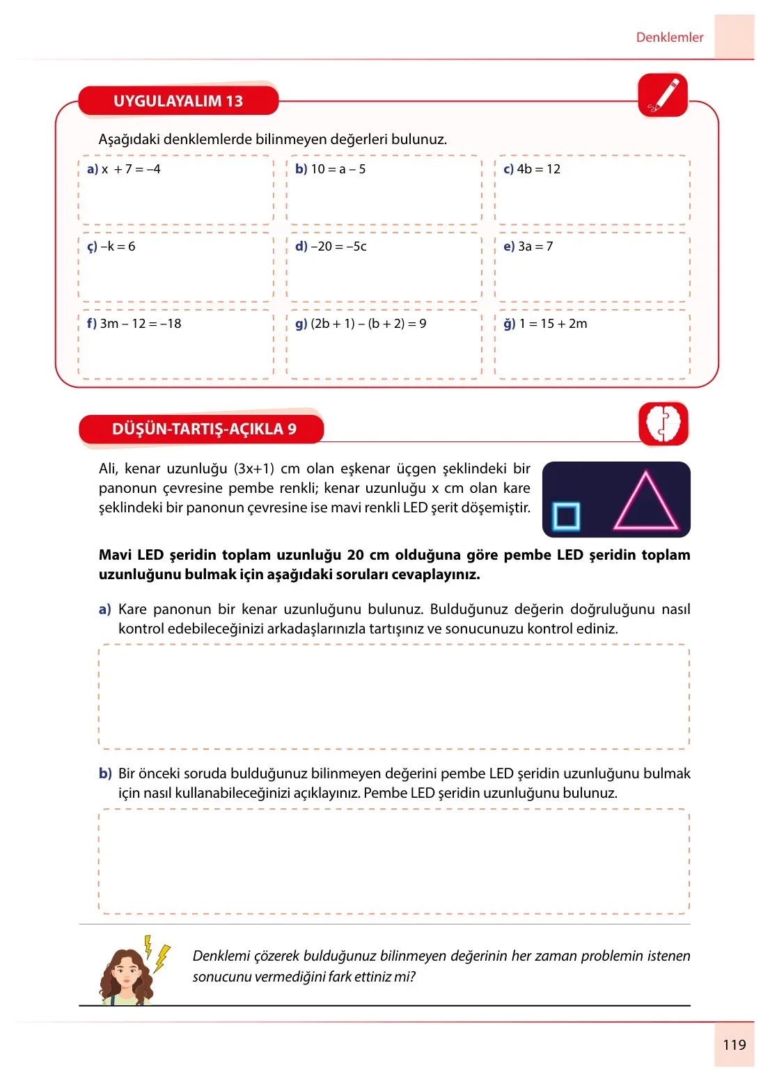 7. Sınıf Matematik Ders Kitabı Cevapları Meb Yayınları 2. Kitap Sayfa 119