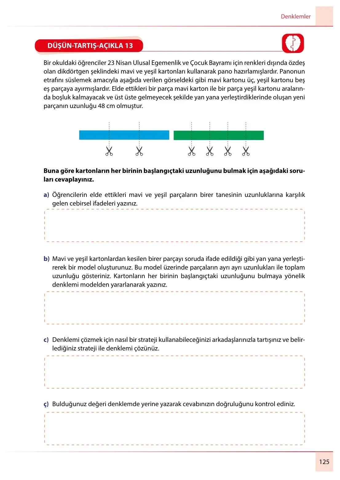 7. Sınıf Matematik Ders Kitabı Cevapları Meb Yayınları 2. Kitap Sayfa 125
