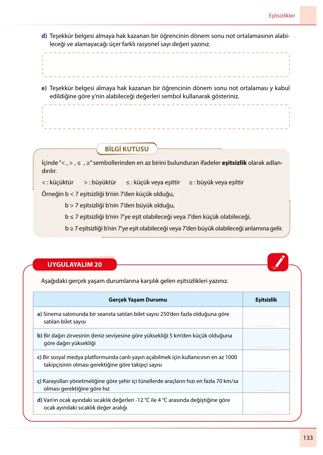 7. Sınıf Matematik Ders Kitabı Cevapları Meb Yayınları 2. Kitap Sayfa 133