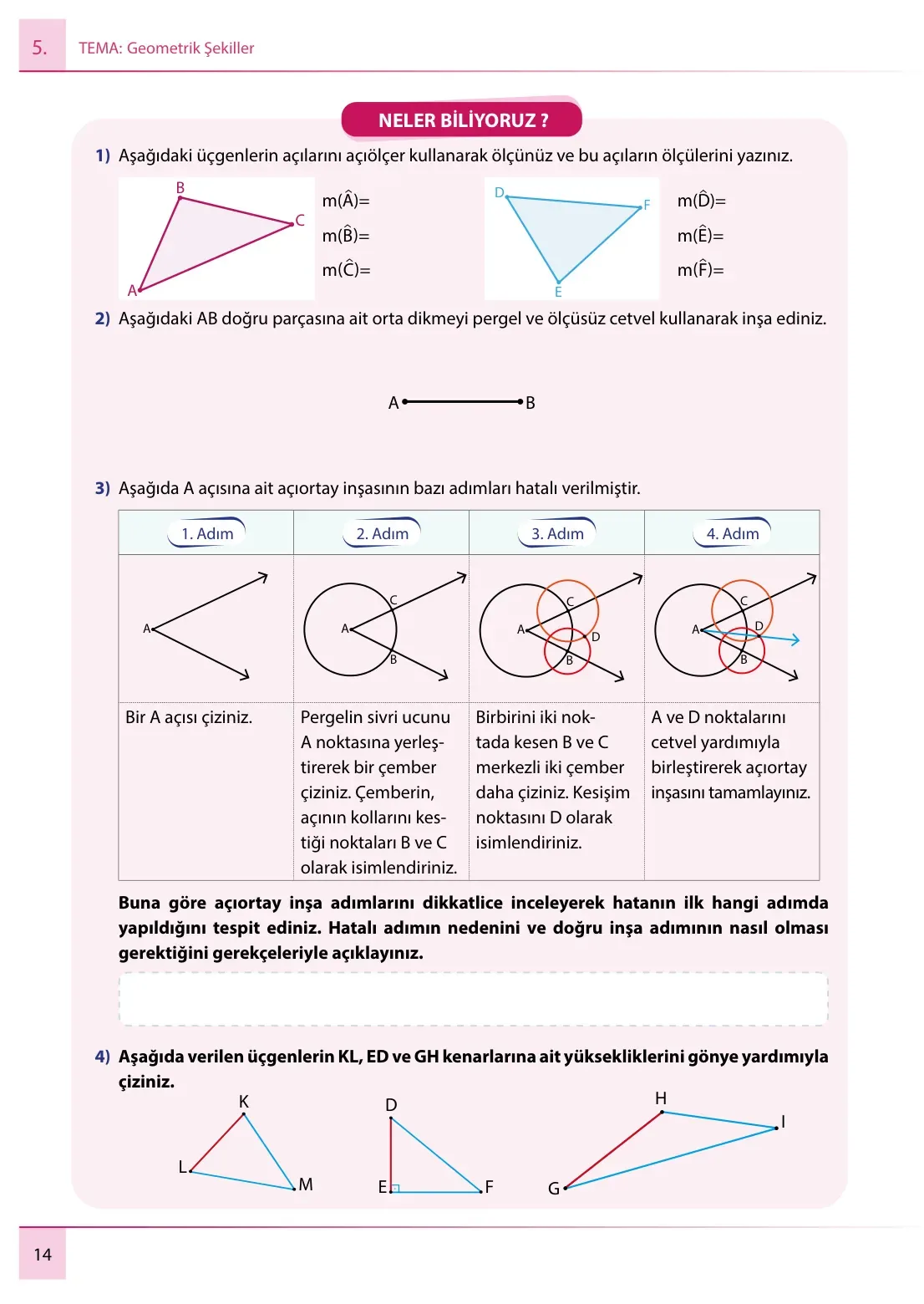 7. Sınıf Matematik Ders Kitabı Cevapları Meb Yayınları 2. Kitap Sayfa 14