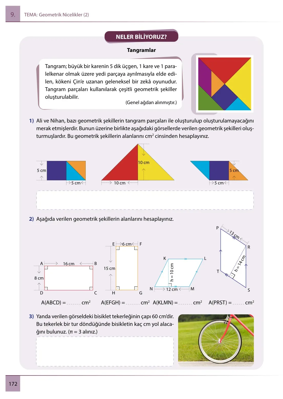 7. Sınıf Matematik Ders Kitabı Cevapları Meb Yayınları 2. Kitap Sayfa 172