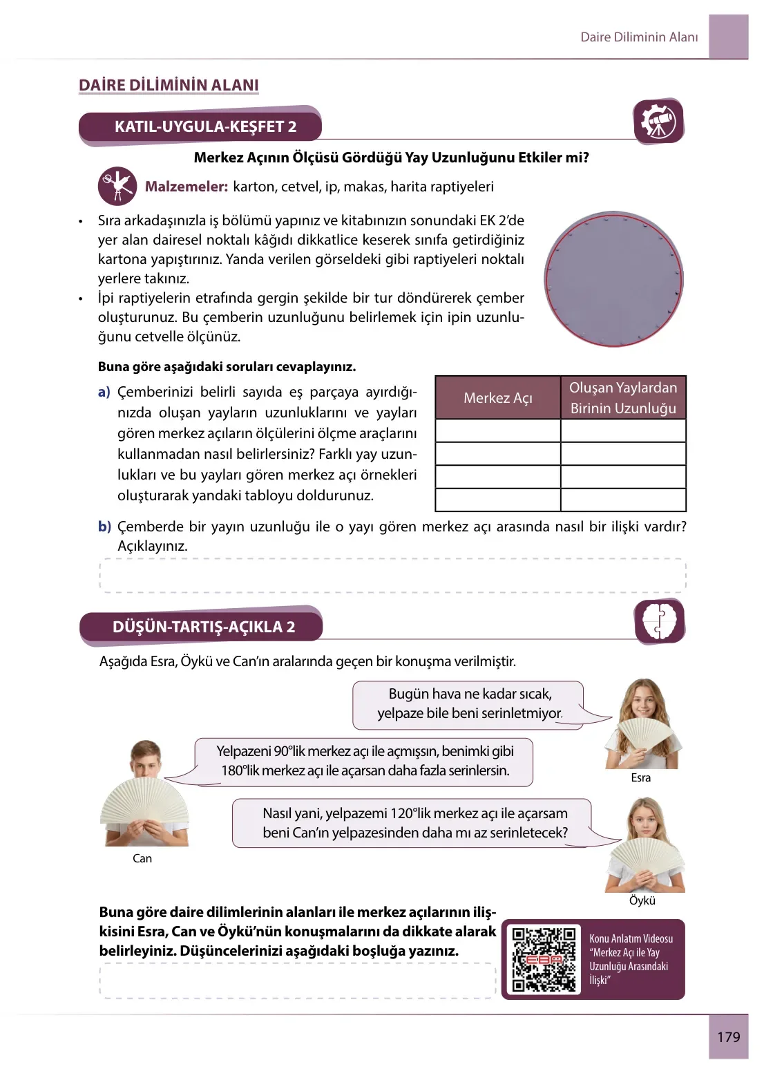 7. Sınıf Matematik Ders Kitabı Cevapları Meb Yayınları 2. Kitap Sayfa 179