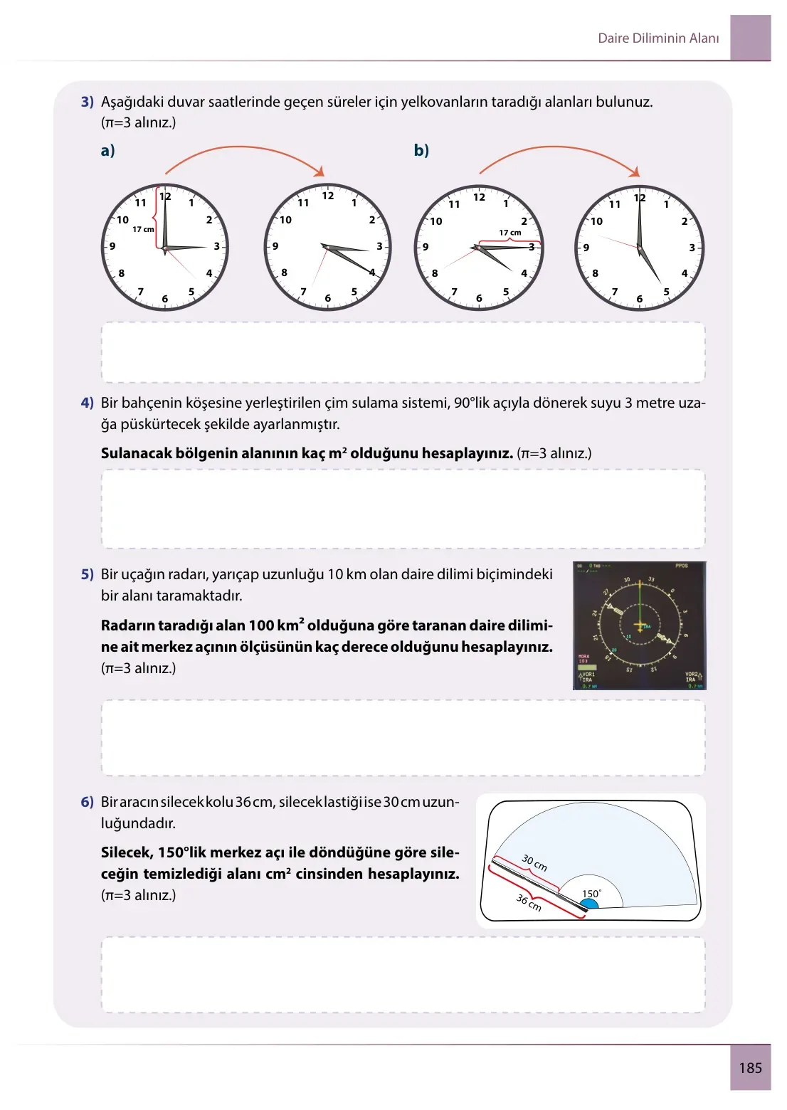 7. Sınıf Matematik Ders Kitabı Cevapları Meb Yayınları 2. Kitap Sayfa 185