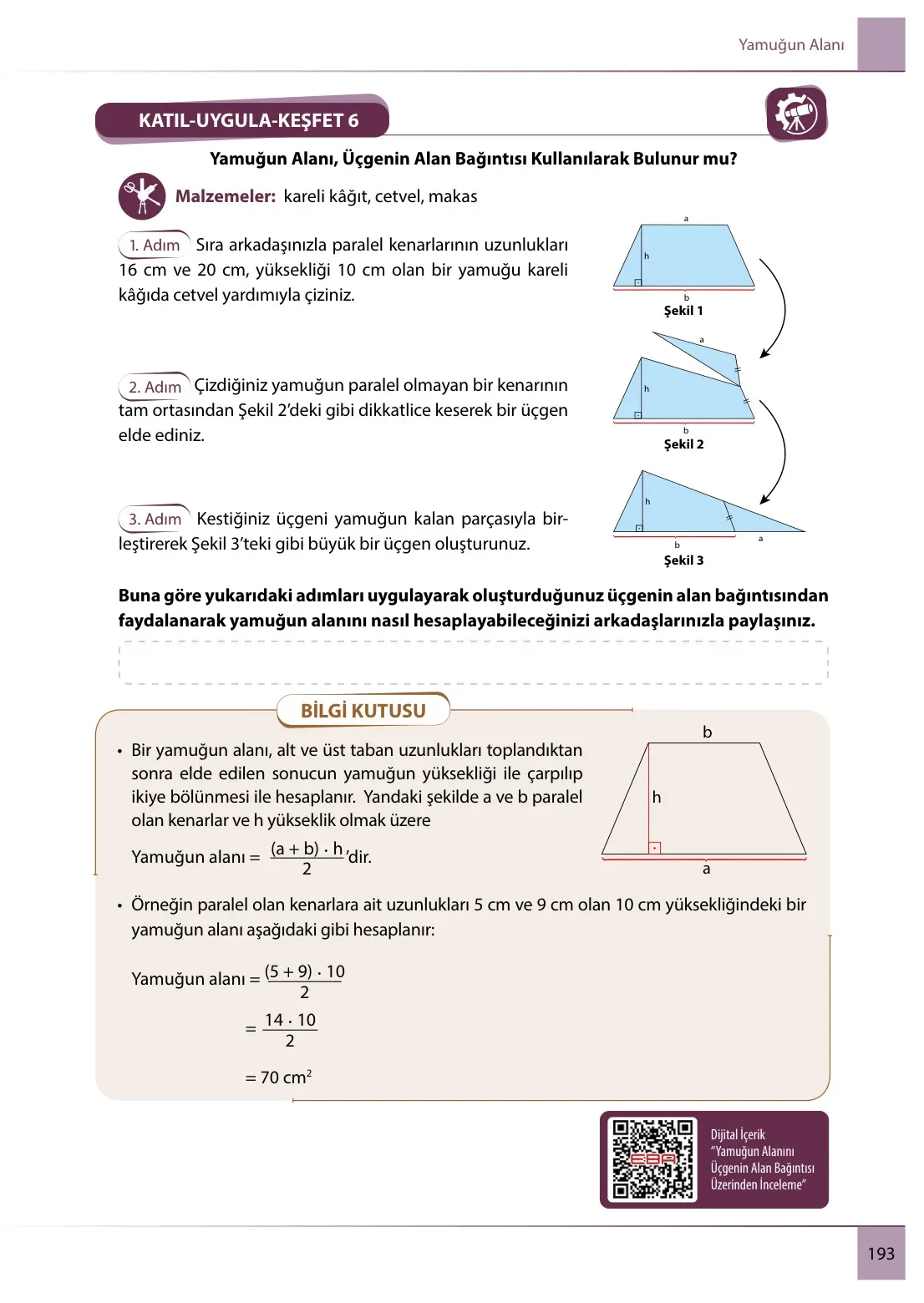 7. Sınıf Matematik Ders Kitabı Cevapları Meb Yayınları 2. Kitap Sayfa 193