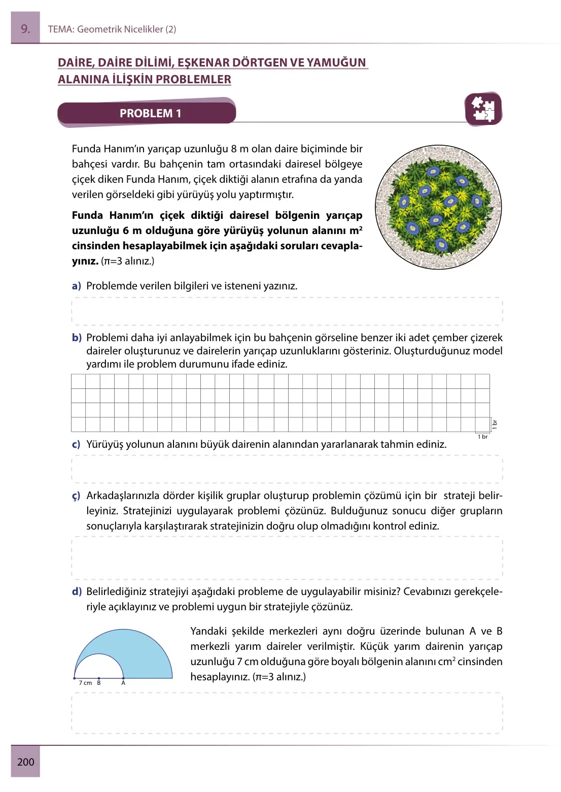 7. Sınıf Matematik Ders Kitabı Cevapları Meb Yayınları 2. Kitap Sayfa 200