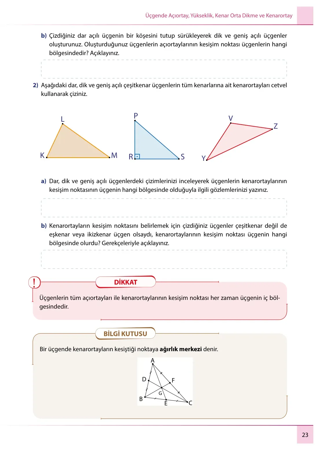 7. Sınıf Matematik Ders Kitabı Cevapları Meb Yayınları 2. Kitap Sayfa 23