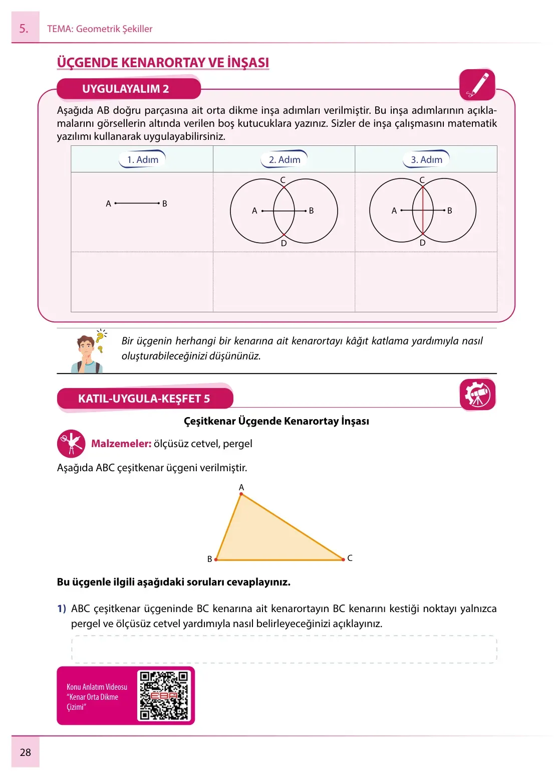 7. Sınıf Matematik Ders Kitabı Cevapları Meb Yayınları 2. Kitap Sayfa 28
