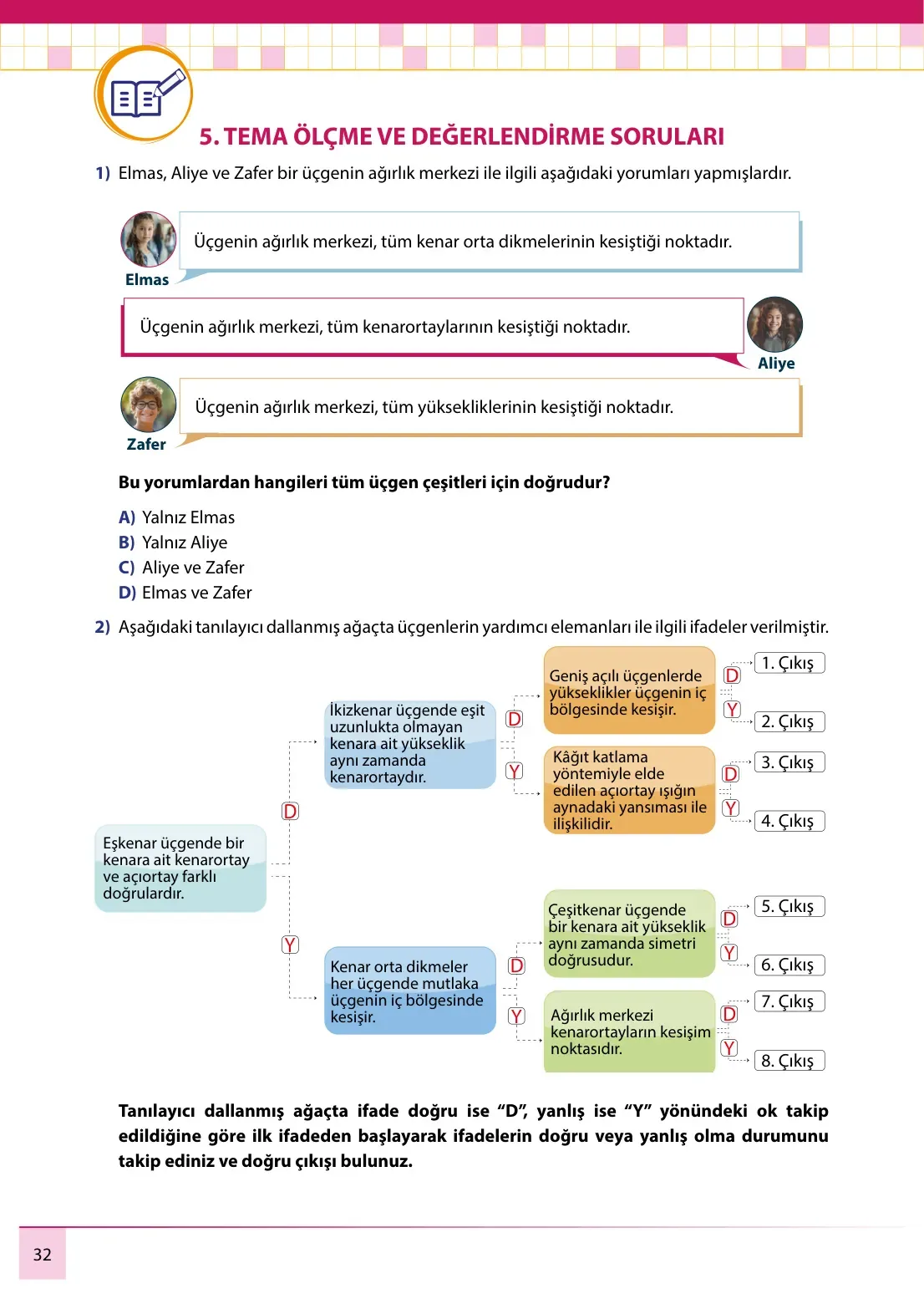 7. Sınıf Matematik Ders Kitabı Cevapları Meb Yayınları 2. Kitap Sayfa 32