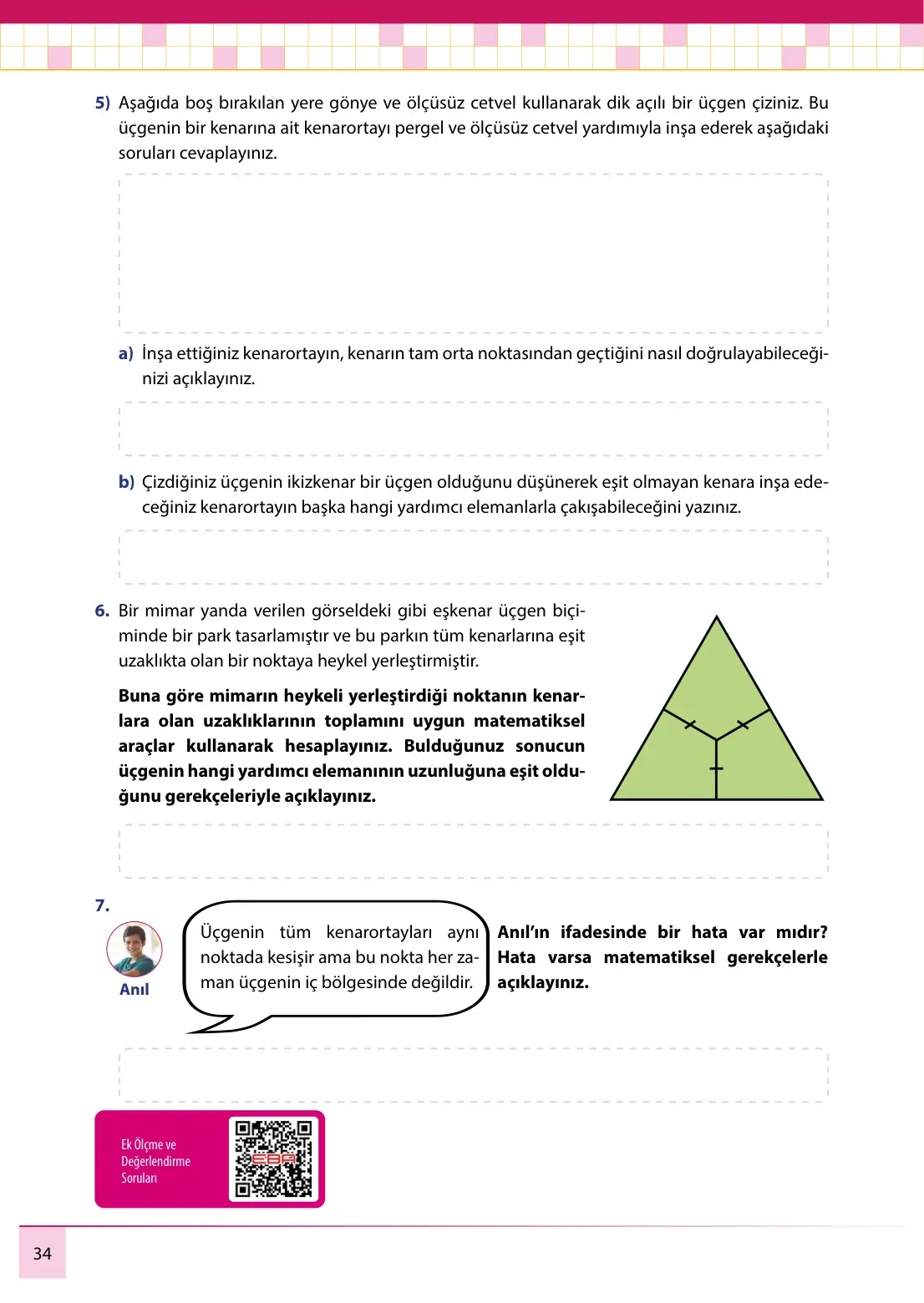 7. Sınıf Matematik Ders Kitabı Cevapları Meb Yayınları 2. Kitap Sayfa 34
