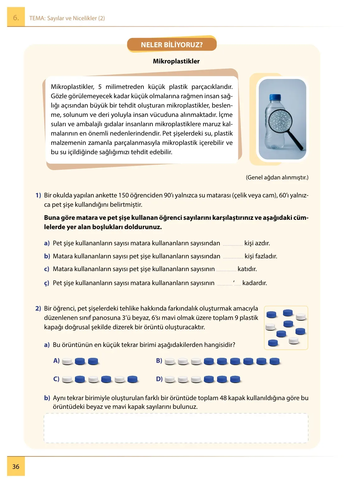 7. Sınıf Matematik Ders Kitabı Cevapları Meb Yayınları 2. Kitap Sayfa 36