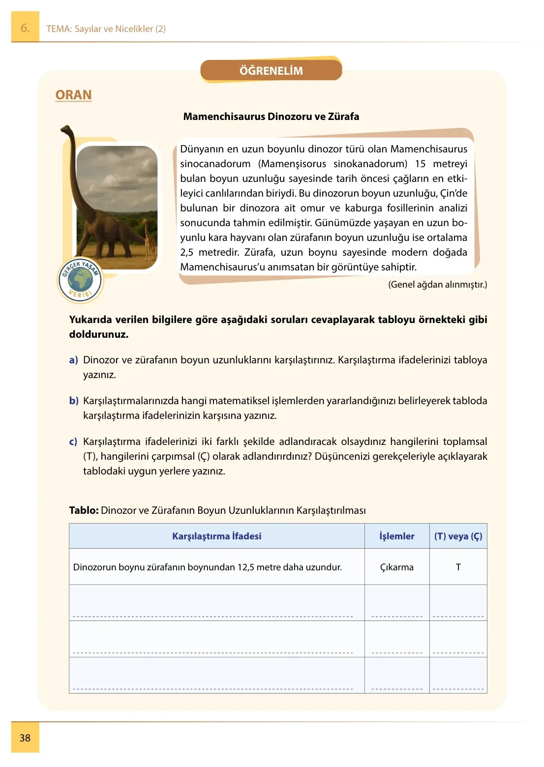 7. Sınıf Matematik Ders Kitabı Cevapları Meb Yayınları 2. Kitap Sayfa 38