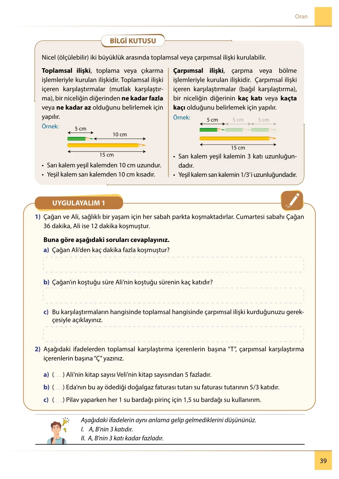 7. Sınıf Matematik Ders Kitabı Cevapları Meb Yayınları 2. Kitap Sayfa 39