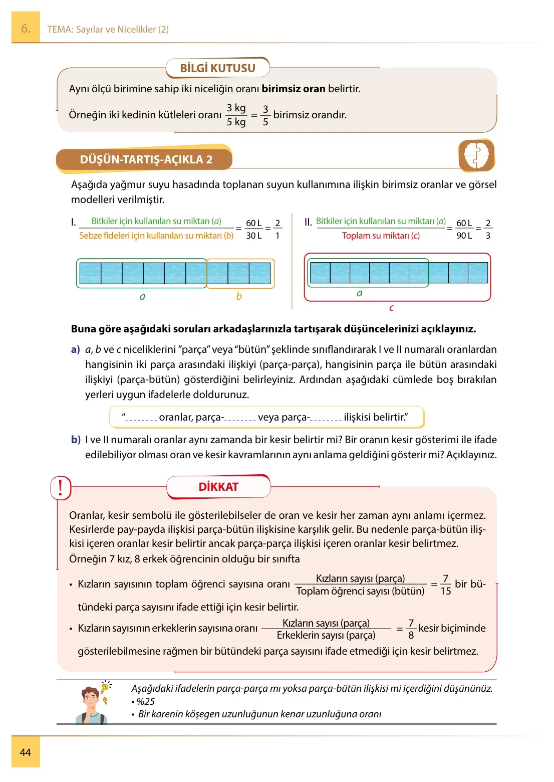 7. Sınıf Matematik Ders Kitabı Cevapları Meb Yayınları 2. Kitap Sayfa 44