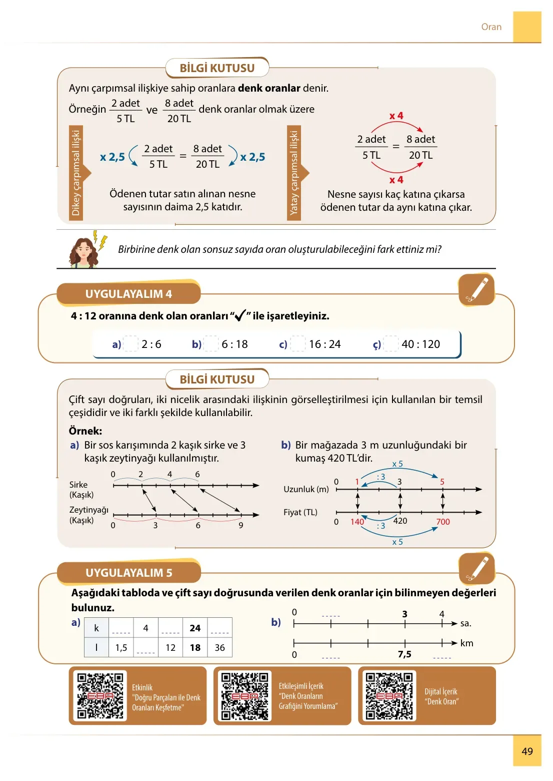 7. Sınıf Matematik Ders Kitabı Cevapları Meb Yayınları 2. Kitap Sayfa 49