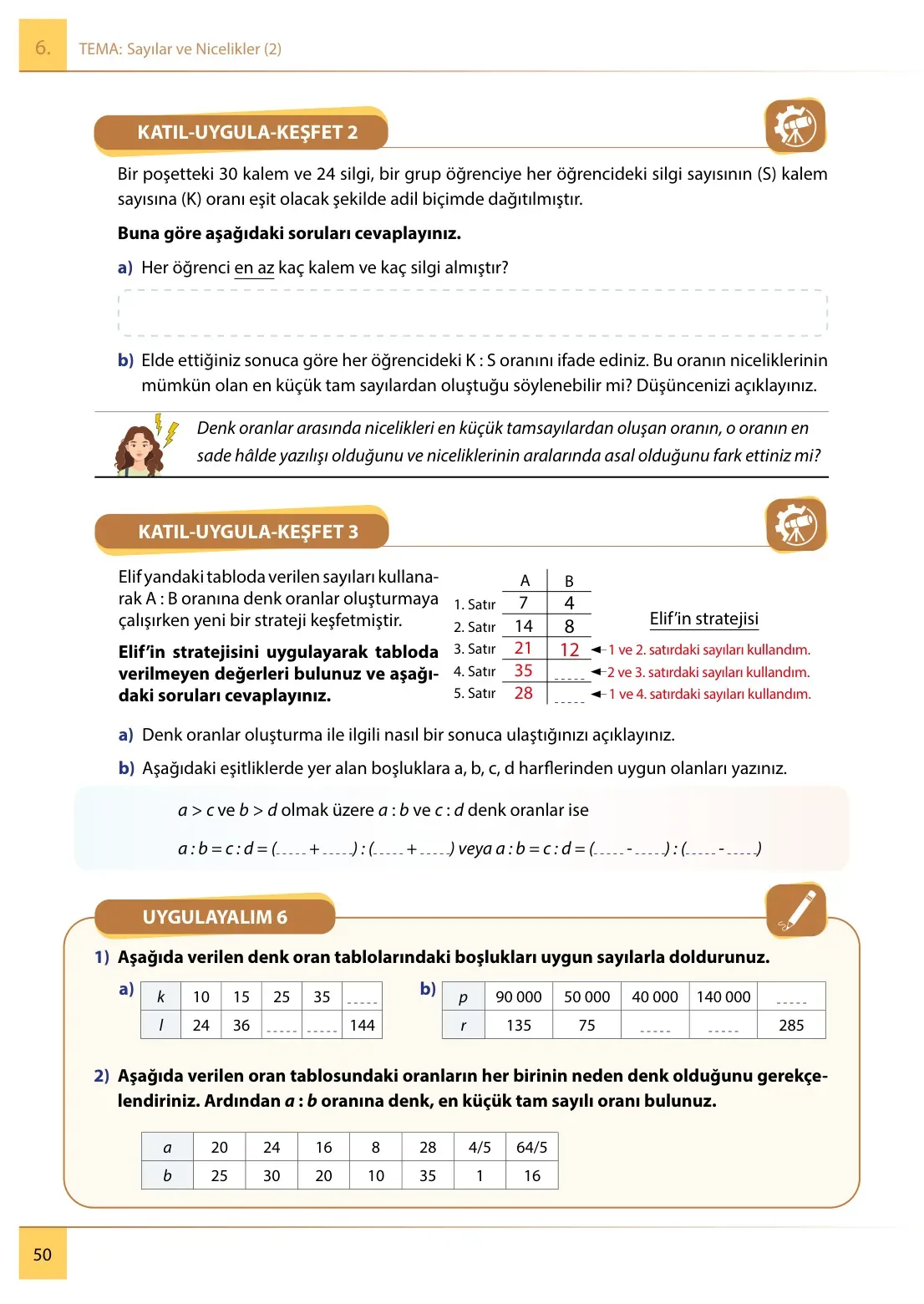 7. Sınıf Matematik Ders Kitabı Cevapları Meb Yayınları 2. Kitap Sayfa 50