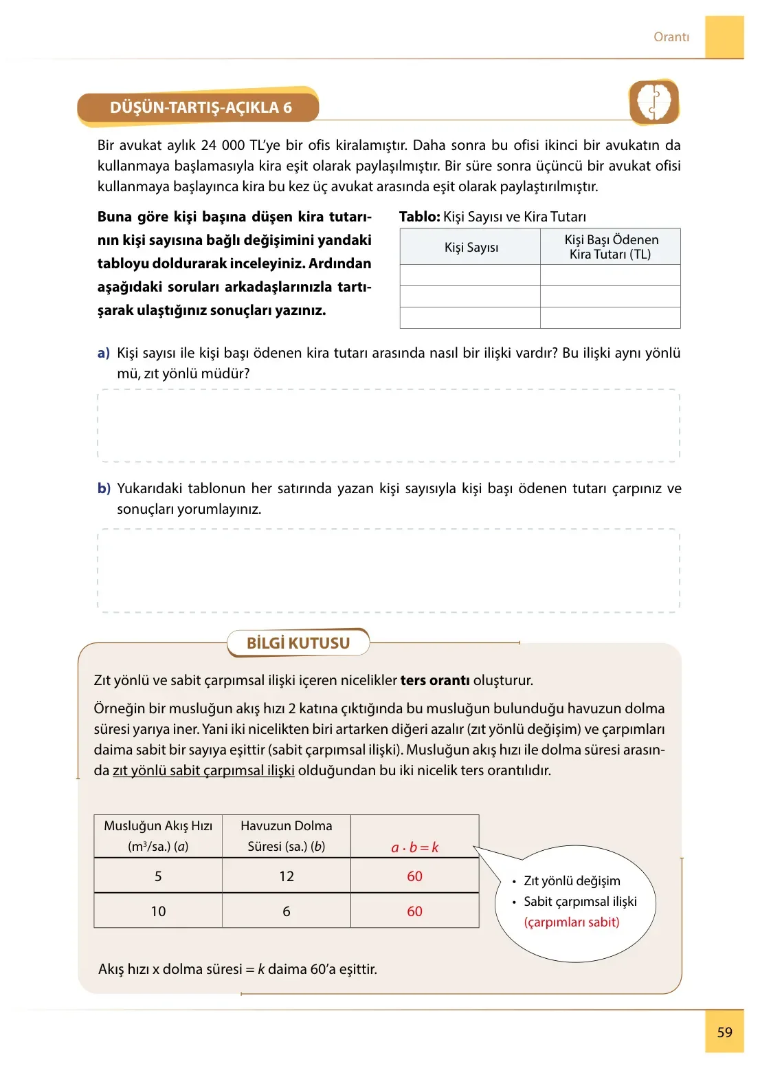 7. Sınıf Matematik Ders Kitabı Cevapları Meb Yayınları 2. Kitap Sayfa 59
