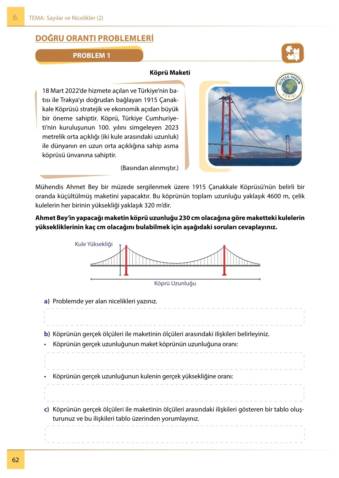 7. Sınıf Matematik Ders Kitabı Cevapları Meb Yayınları 2. Kitap Sayfa 62