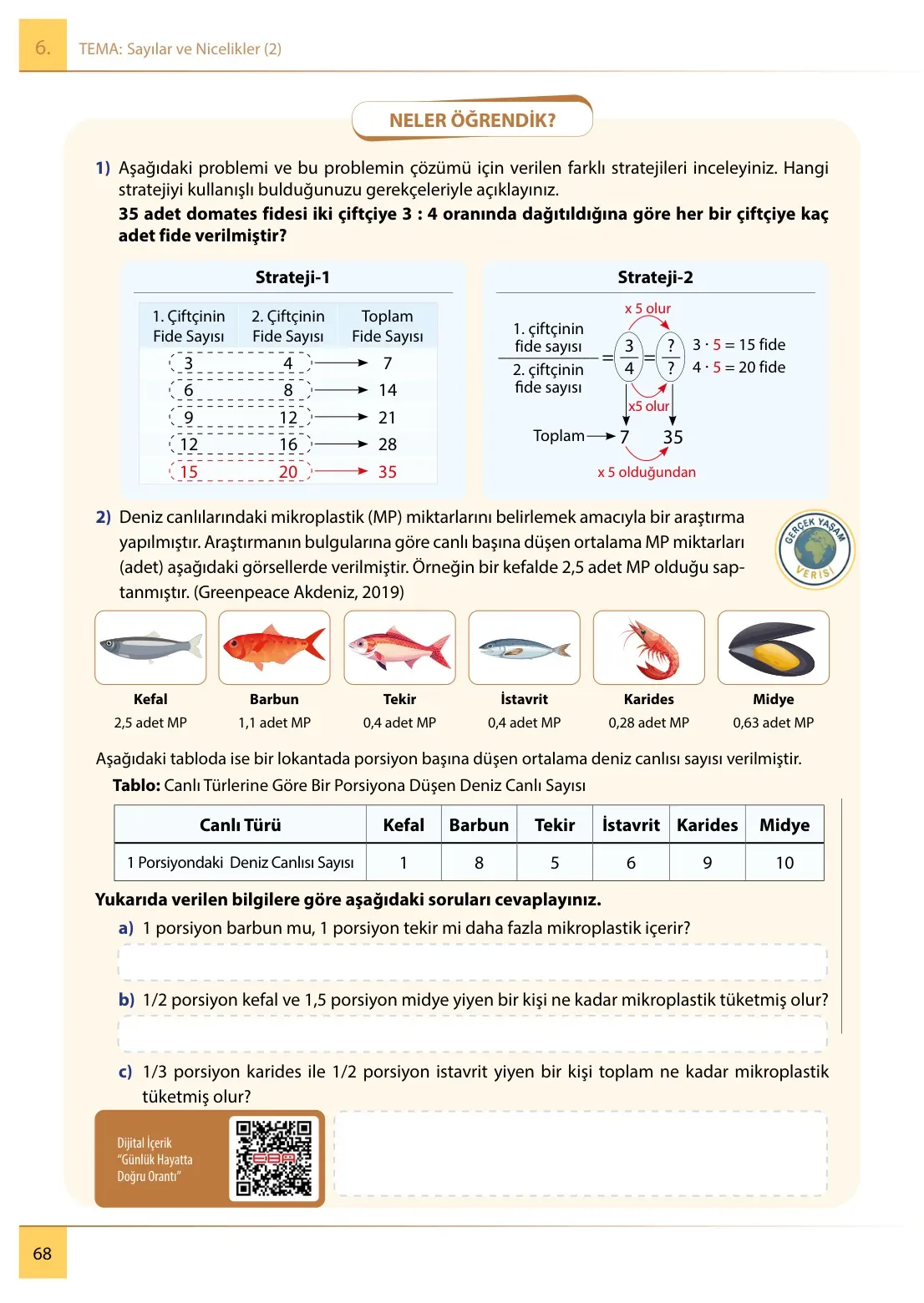 7. Sınıf Matematik Ders Kitabı Cevapları Meb Yayınları 2. Kitap Sayfa 68