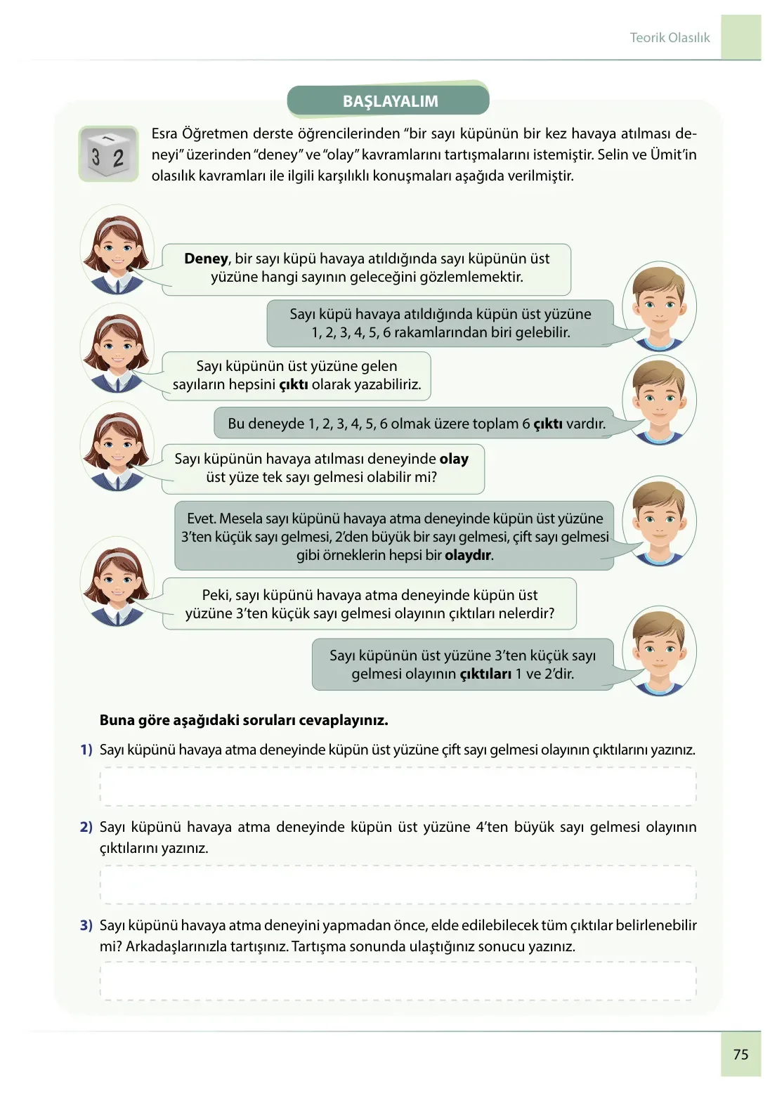 7. Sınıf Matematik Ders Kitabı Cevapları Meb Yayınları 2. Kitap Sayfa 75