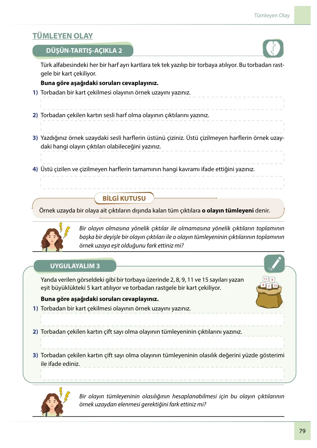 7. Sınıf Matematik Ders Kitabı Cevapları Meb Yayınları 2. Kitap Sayfa 79